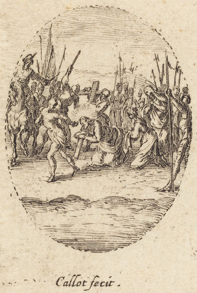The Betrayal by Jacques Callot (French, 1592 - 1635), 16X12"(A3)Poster Print