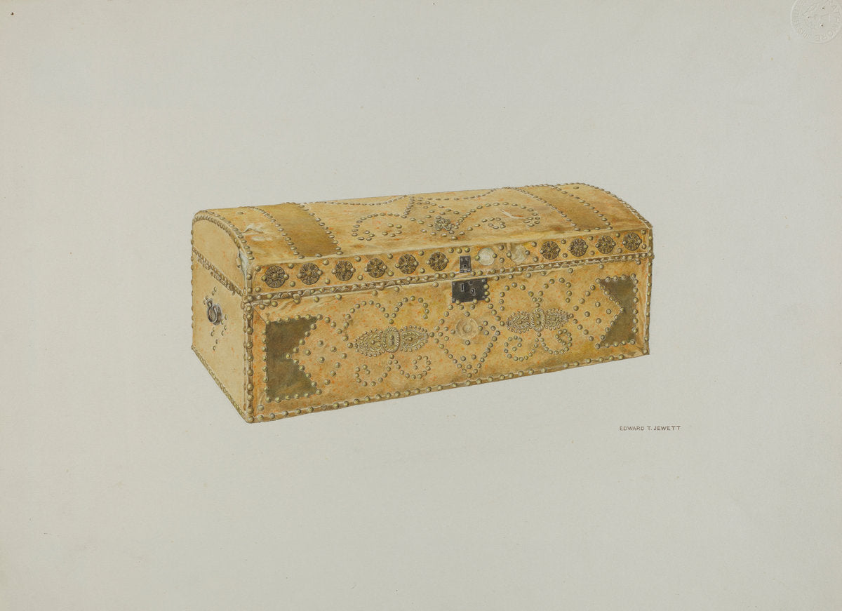 Trunk by Edward Jewett (American, active c. 1935), 16X12"(A3)Poster Print