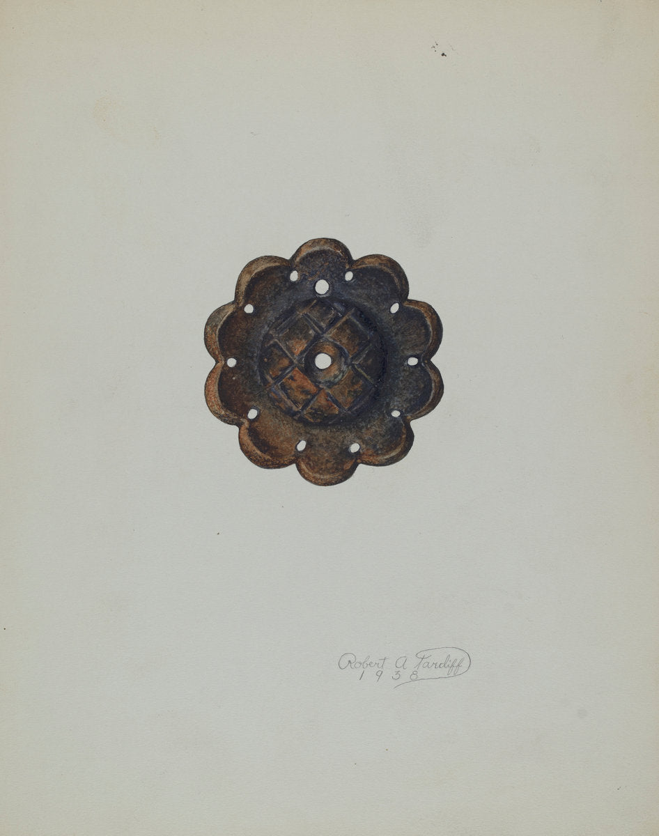 Rosette by Robert Tardiff (American, active c. 1935), 16X12"(A3)Poster Print