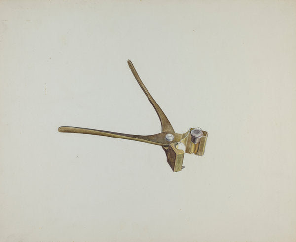 Bullet Mold by Stanley Mazur (American, active c. 1935), 16X12"(A3)Poster Print