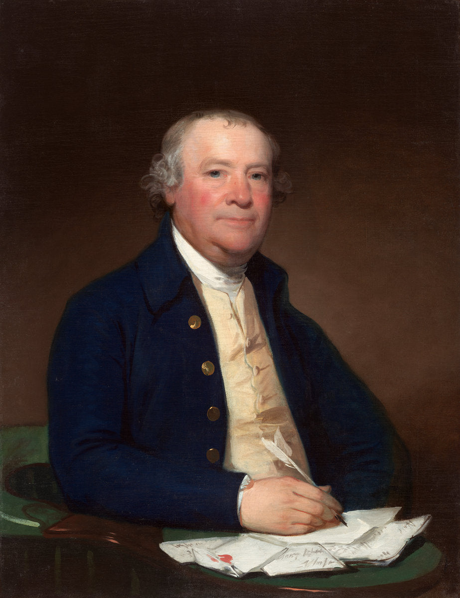 Captain Joseph Anthony by Gilbert Stuart (American, 1755 - 1828), 16X12"(A3)Poster Print