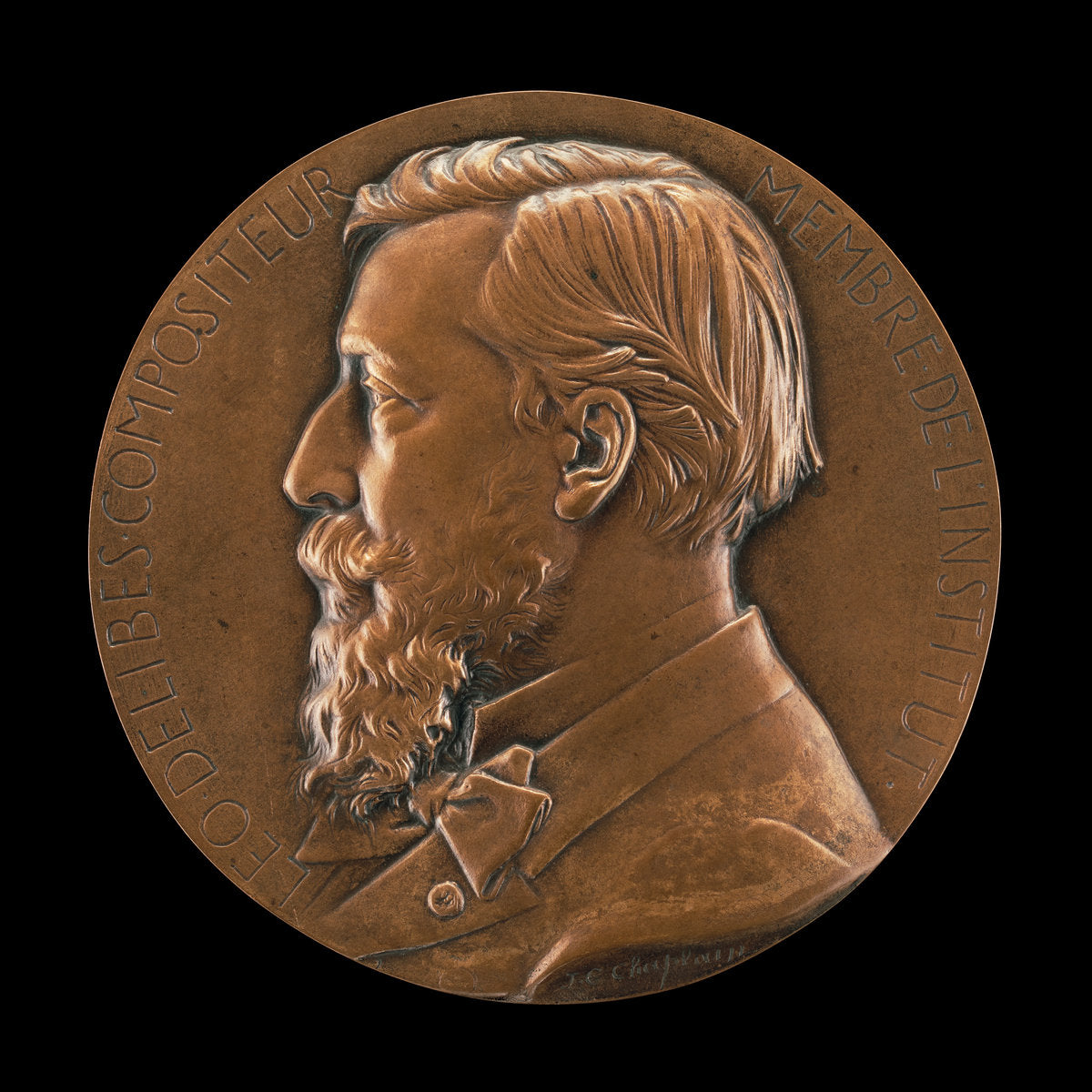Leo Delibes, 1836-1891, Composer by Jules-Clément Chaplain (French, 1839 - 1909), 16X12"(A3)Poster Print