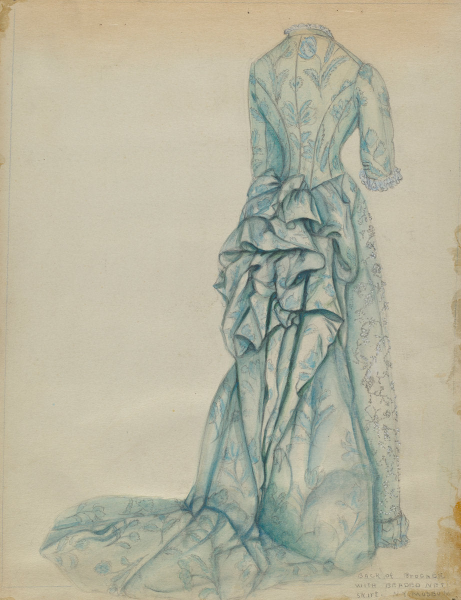 Dress by Fanchon Larzelere (American, active c. 1935), 16X12"(A3)Poster Print