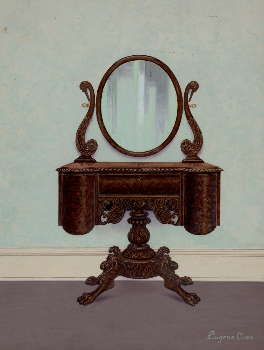 Dressing Table by Eugene Croe (American, active c. 1935), 16X12"(A3)Poster Print