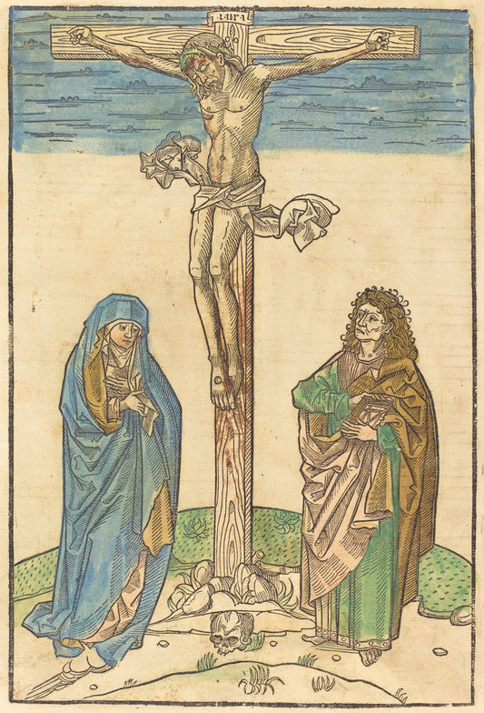 1483 by German 15th Century (Crucifixion), 16X12"(A3)Poster Print
