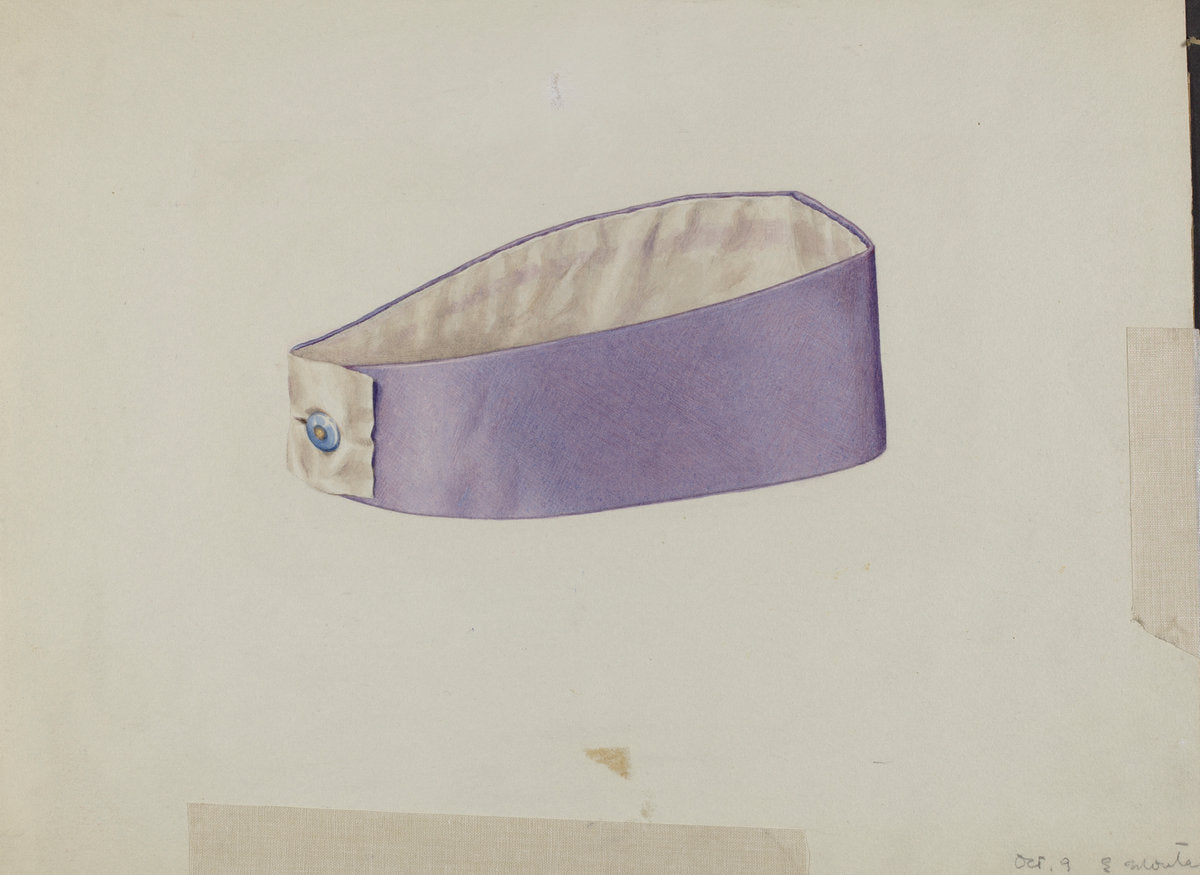 Shaker Man's Collar by Elizabeth Moutal (American, active c. 1935), 16X12"(A3)Poster Print
