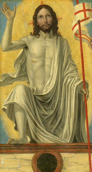 Christ Risen from the Tomb by Bergognone (Lombard, c. 1453 - 1523), 16X12"(A3)Poster Print