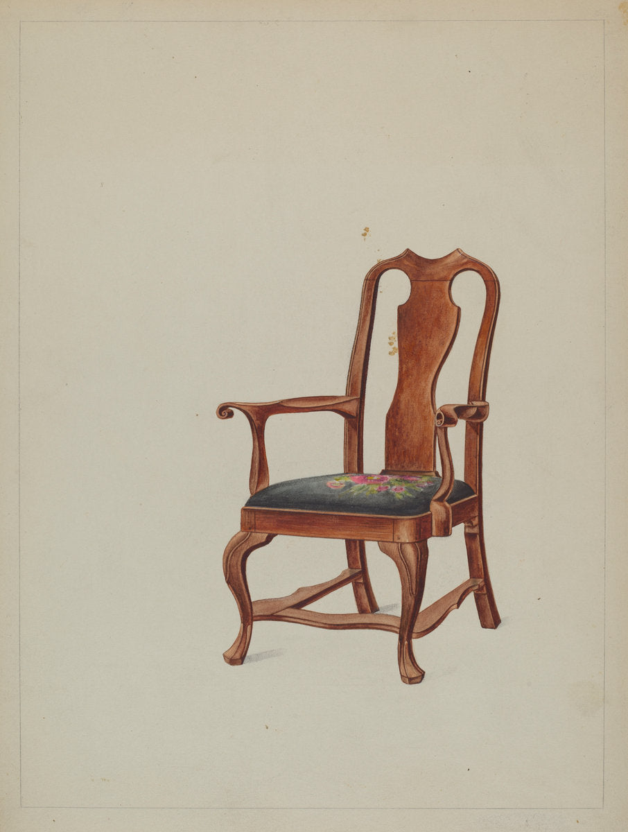 Chair (Host) by Francis Law Durand (American, active c. 1935), 16X12"(A3)Poster Print