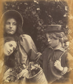 Elizabeth Keown, Kate Keown, and Freddy Gould by Julia Margaret Cameron (British, 1815 - 1879), 16X12"(A3)Poster Print
