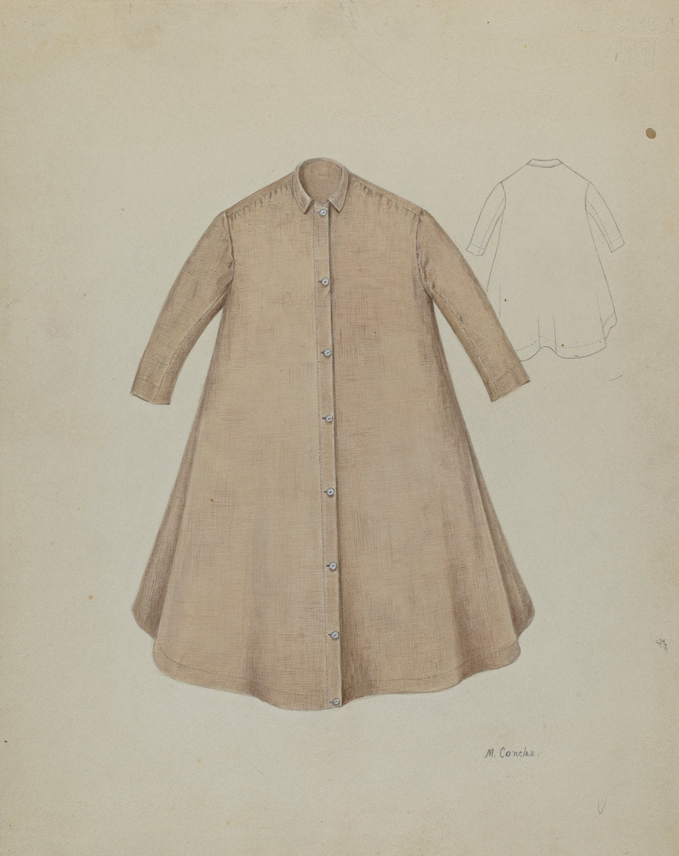 Child's Coat by Margaret Concha (American, active c. 1935), 16X12"(A3)Poster Print