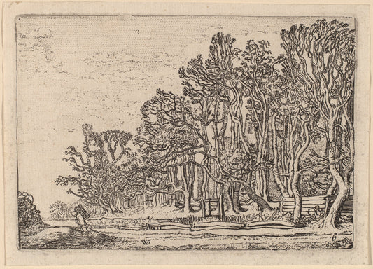 Two Plank Hedges by Willem Buytewech (Dutch, 1591/1592 - 1624), 16X12"(A3)Poster Print
