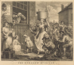 The Enraged Musician by William Hogarth (English, 1697 - 1764), 16X12"(A3)Poster Print