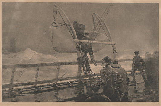 The Signal of Distress by Winslow Homer (American, 1836 - 1910), 16X12"(A3)Poster Print