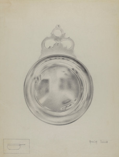 Silver Porringer by Amelia Tuccio (American, active c. 1935), 16X12"(A3)Poster Print