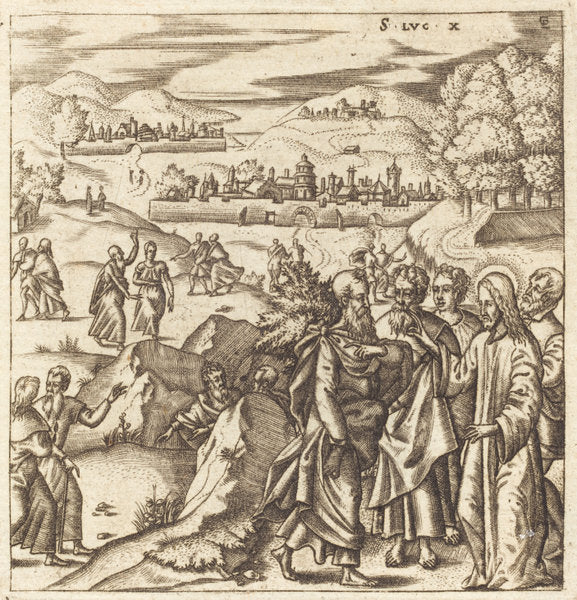 The Mission of the Seventy by Léonard Gaultier (French, 1561 - 1641), 16X12"(A3)Poster Print