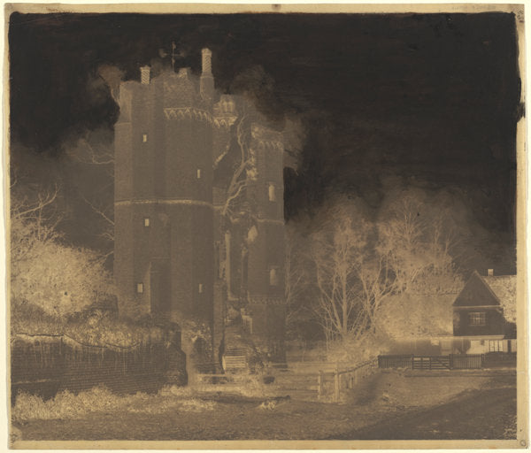 Nether Hall by William Robert Baker (British, 1810 - 1896), 16X12"(A3)Poster Print