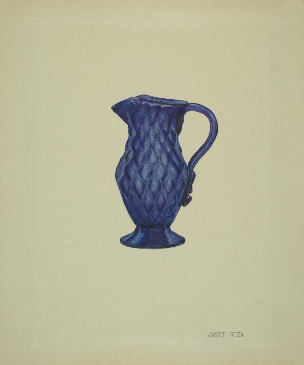 Cream Pitcher by Janet Riza (American, active c. 1935), 16X12"(A3)Poster Print