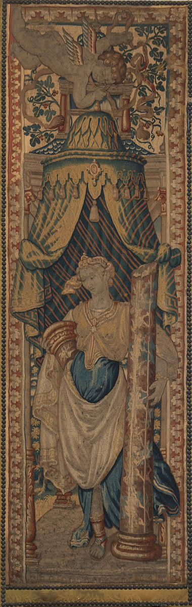 c. 1550/1600 by Netherlandish 16th Century (The Four Cardinal Virtues: Fortitude), 16X12"(A3)Poster Print
