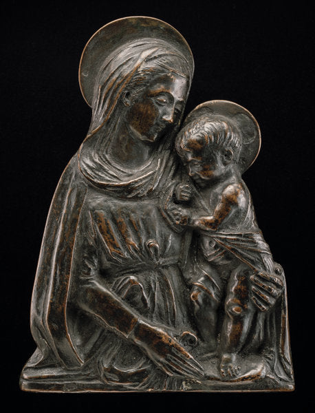 The Virgin and Child by Antonio Rossellino (Italian, 1427 - 1479), 16X12"(A3)Poster Print