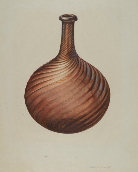 Bar Bottle by Anna Aloisi (American, born c. 1890, died early 1950s), 16X12"(A3)Poster Print