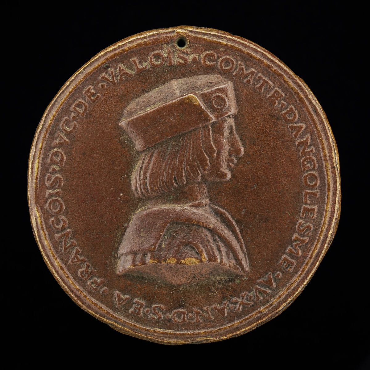 1504 by Follower of Giovanni Candida (Francois de Valois, 1494-1547, afterwards King Francis I of France 1515 [obverse]), 16X12"(A3)Poster Print