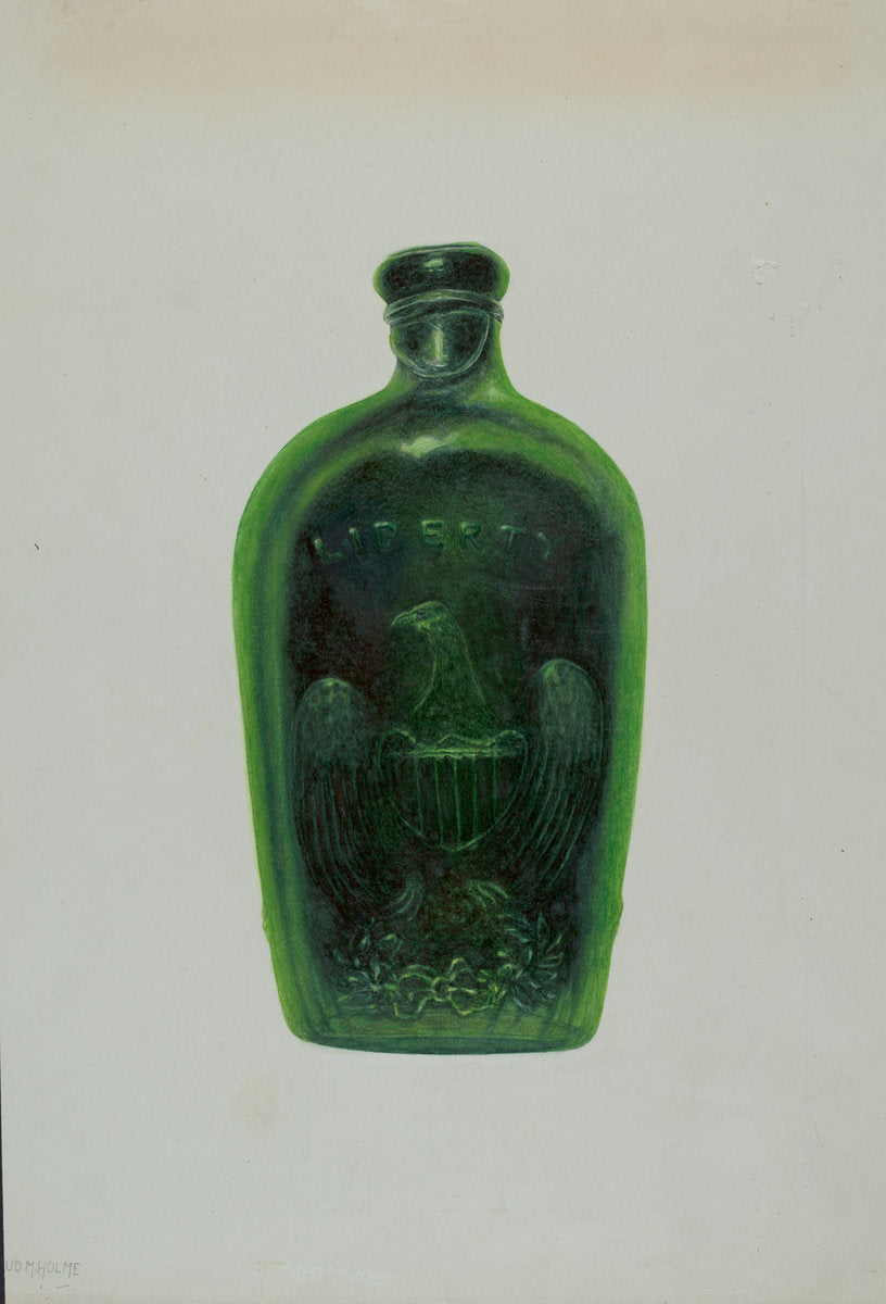 Liberty Bottle by Maud M. Holme (American, active c. 1935), 16X12"(A3)Poster Print