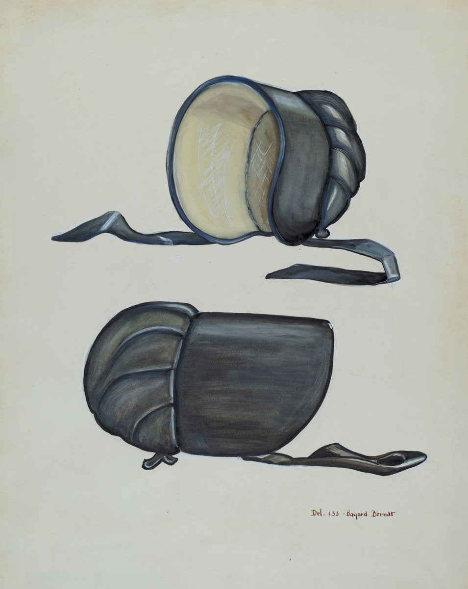 Black Silk Bonnet by B. Berndt (American, active c. 1935), 16X12"(A3)Poster Print