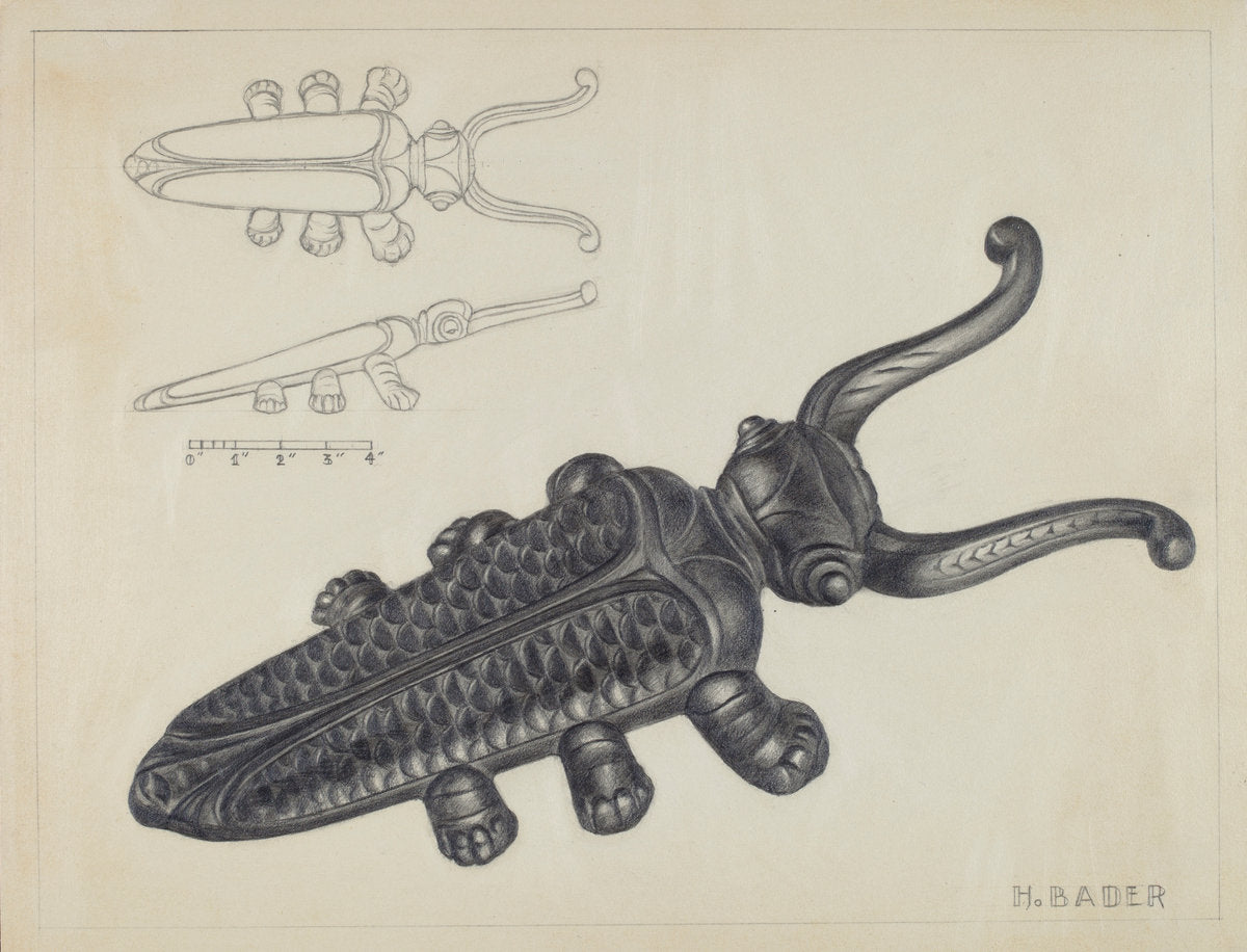 Bootjack by Herman Bader (American, active c. 1935), 16X12"(A3)Poster Print
