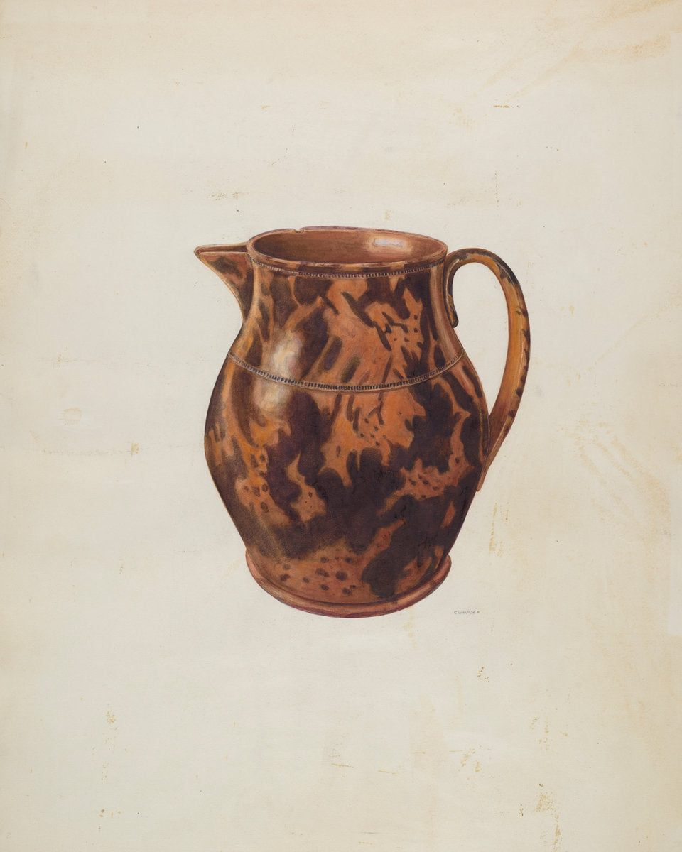 Water Pitcher by Al Curry (American, active c. 1935), 16X12"(A3)Poster Print