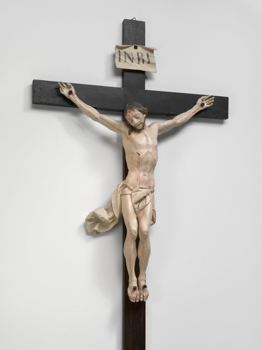Christ on the Cross by Franz Ignaz Günther (German, 1725 - 1775), 16X12"(A3)Poster Print