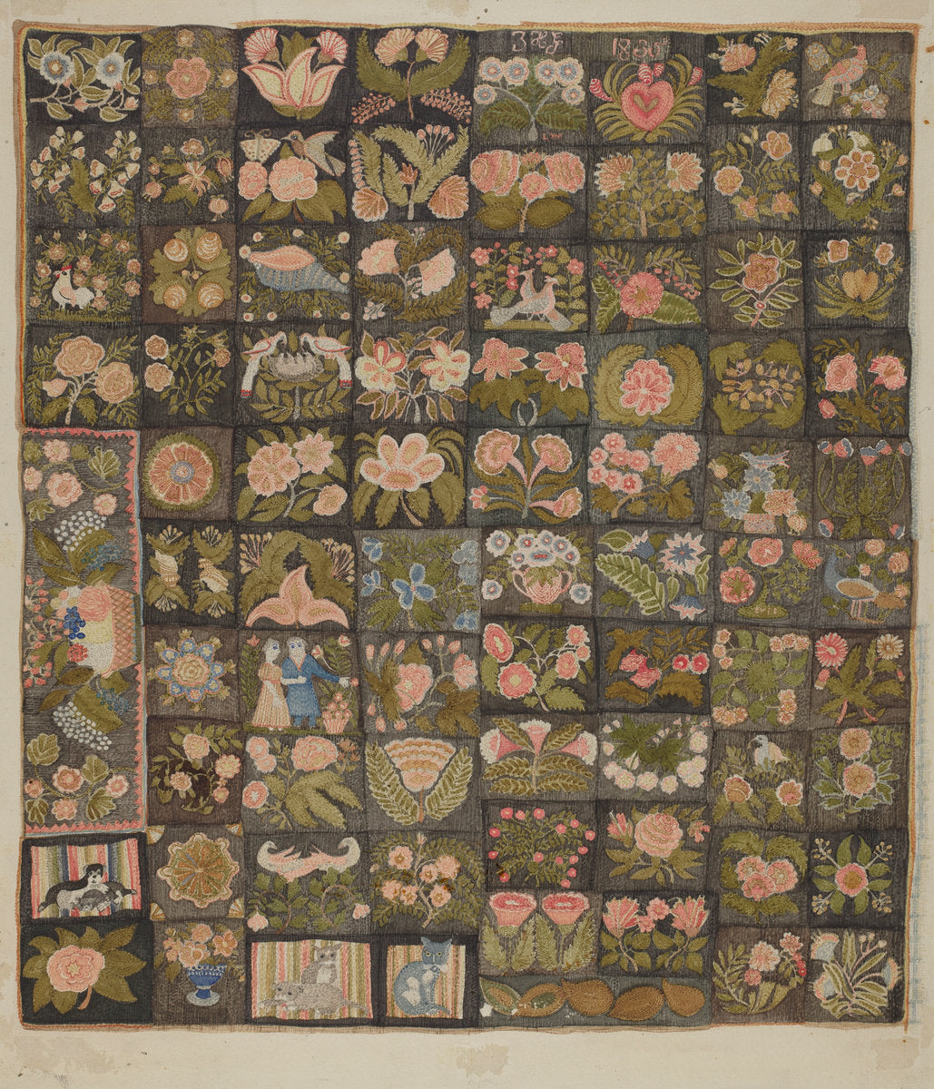 Caswell Carpet by Dorothy Lacey (American, active c. 1935), 16X12"(A3)Poster Print