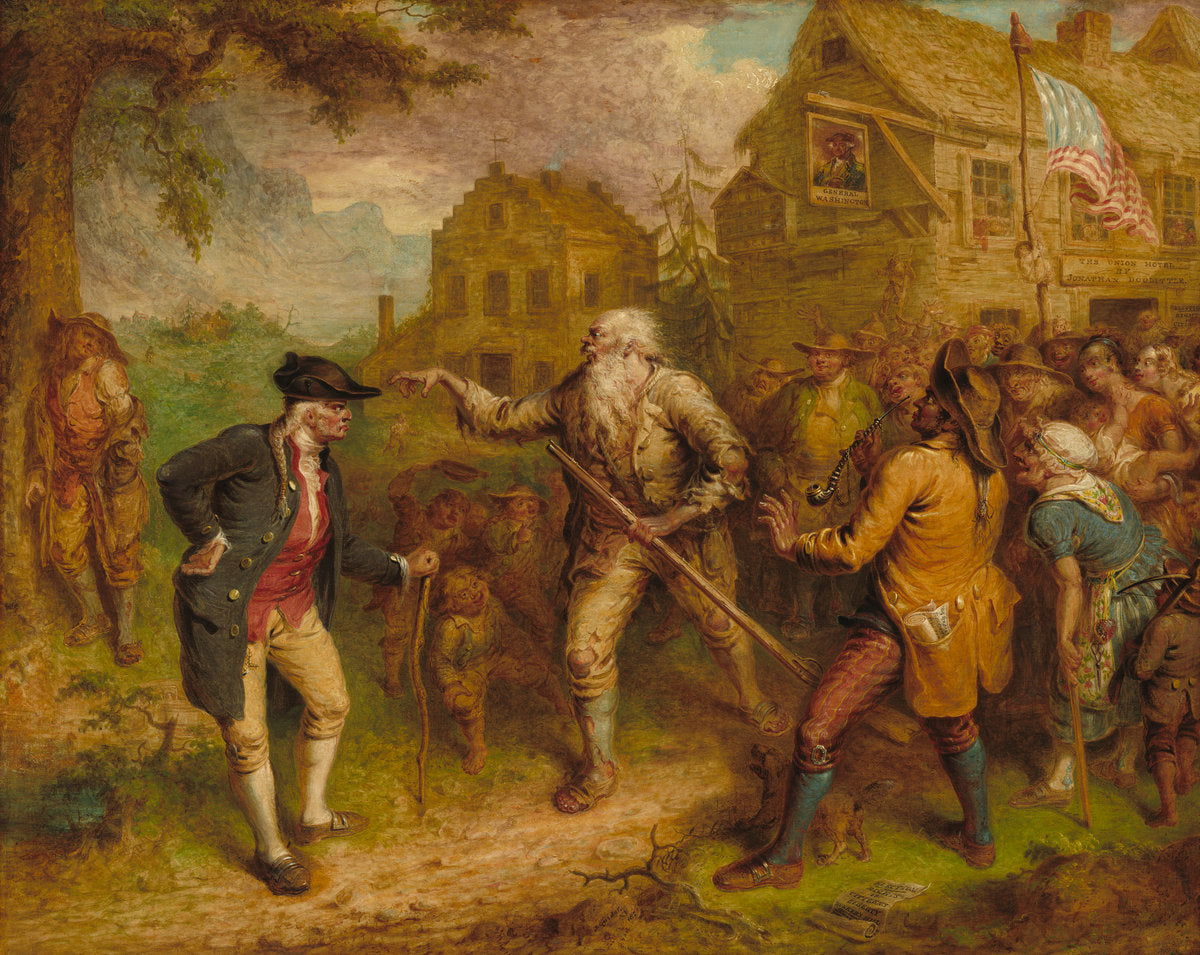 The Return of Rip Van Winkle by John Quidor (American, 1801 - 1881), 16X12"(A3)Poster Print