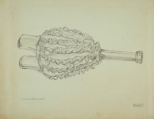 Bellows Bottle by Frank Fumagalli (American, active c. 1935), 16X12"(A3)Poster Print