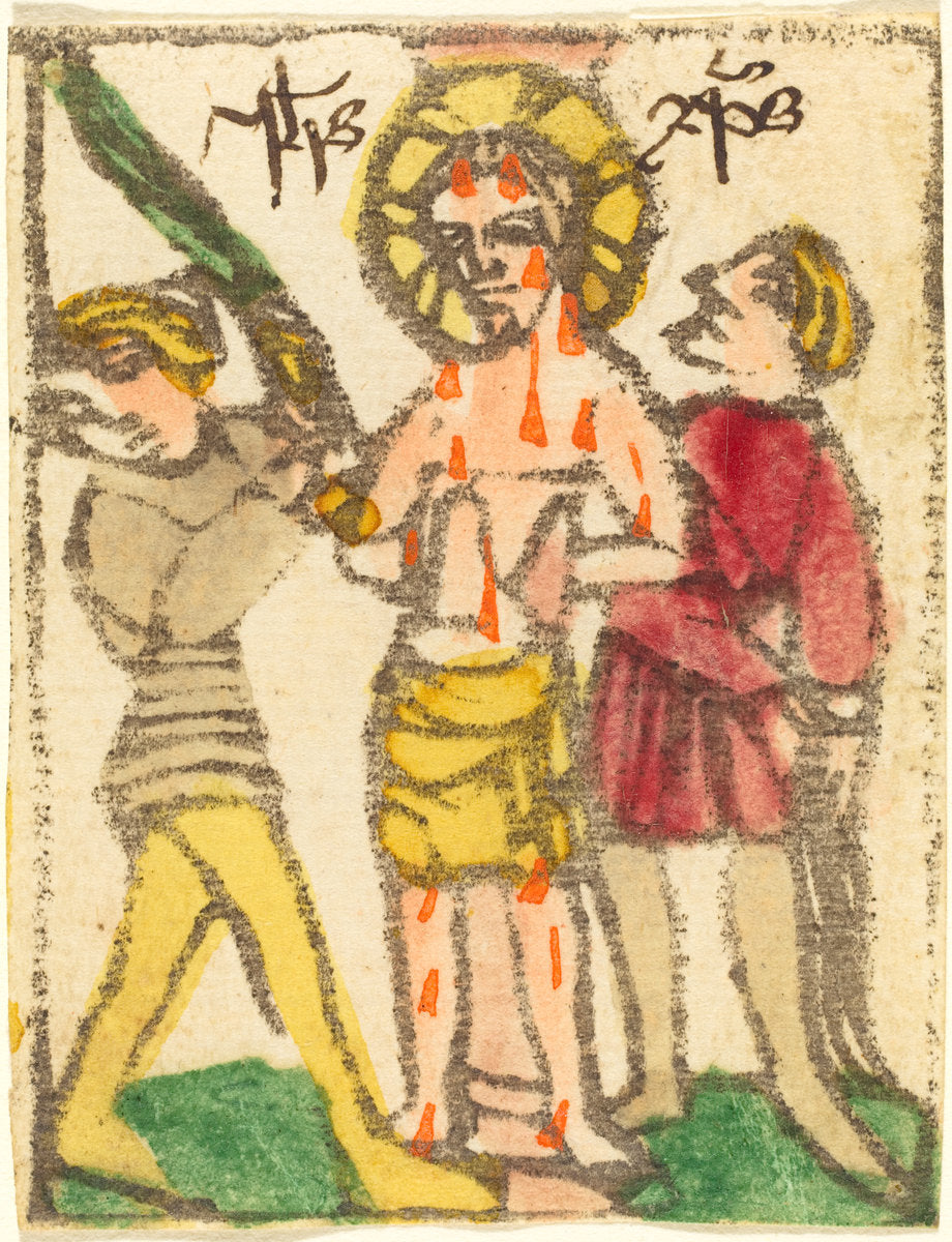 1425/1450 by German 15th Century (The Flagellation), 16X12"(A3)Poster Print