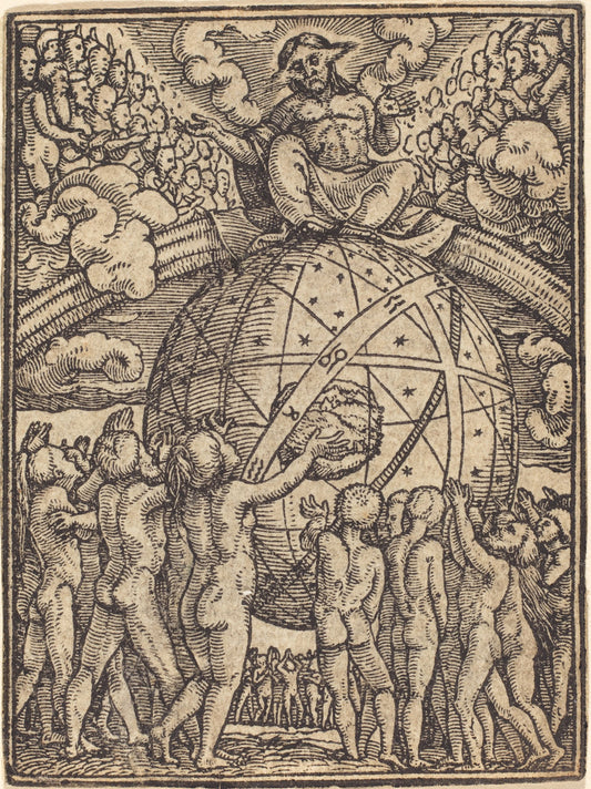 The Last Judgment by Hans Holbein the Younger (German, 1497/1498 - 1543), 16X12"(A3)Poster Print