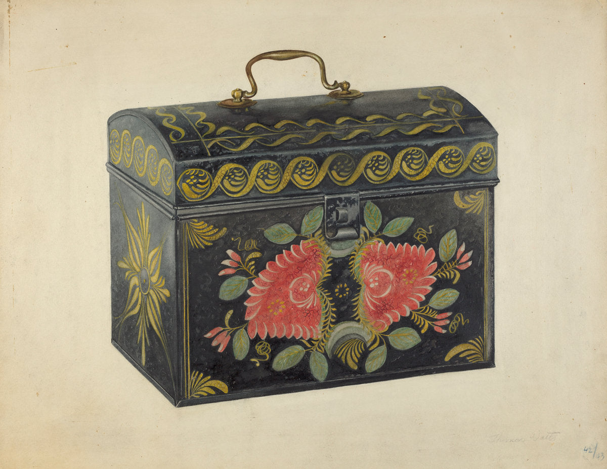 Chest by Thomas Watts (American, active c. 1935), 16X12"(A3)Poster Print