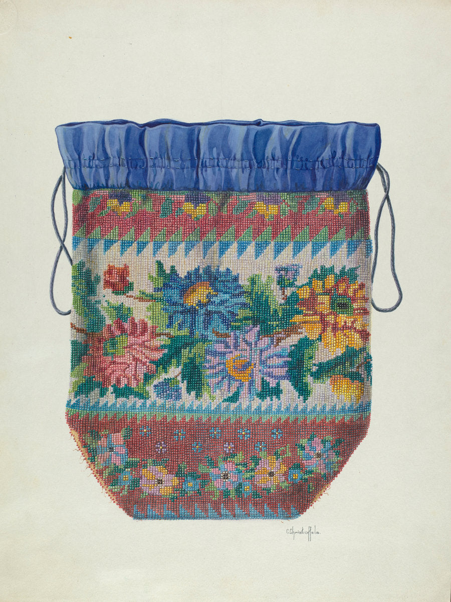 Bag by Cornelius Christoffels (American, active c. 1935), 16X12"(A3)Poster Print