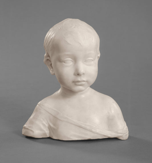 A Little Boy by Desiderio da Settignano (Italian, c. 1429 - 1464), 16X12"(A3)Poster Print