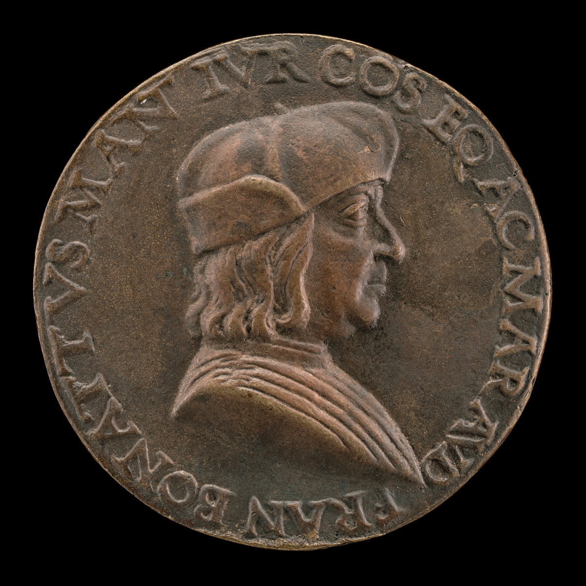Francesco Bonatti, Mantuan Lawyer [obverse] by Mea (Italian, active c. 1510 - 1520), 16X12"(A3)Poster Print
