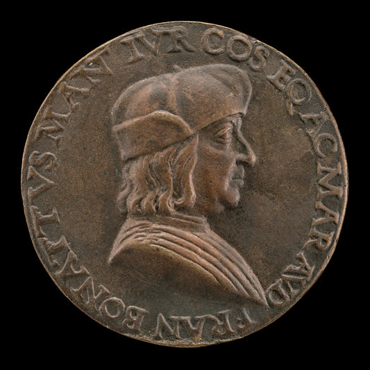 Francesco Bonatti, Mantuan Lawyer [obverse] by Mea (Italian, active c. 1510 - 1520), 16X12"(A3)Poster Print
