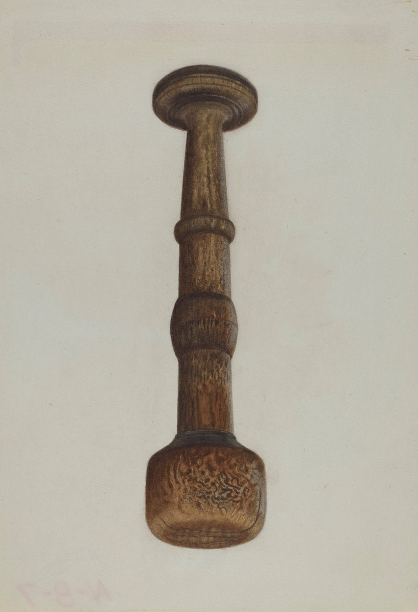 Potato Masher by Luther D. Wenrich (American, active c. 1935), 16X12"(A3)Poster Print