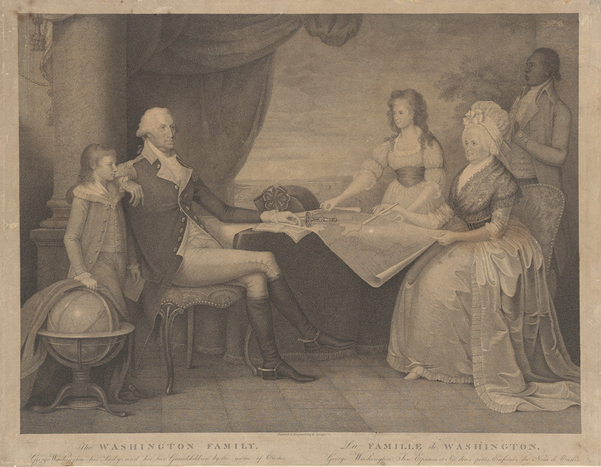 The Washington Family by Edward Savage (American, 1761 - 1817), 16X12"(A3)Poster Print
