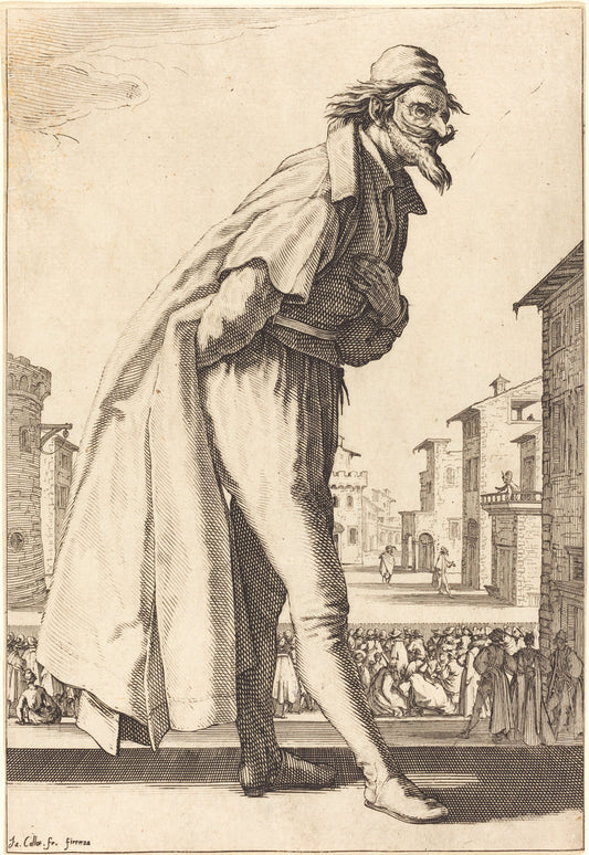 Pantalone by Jacques Callot (French, 1592 - 1635), 16X12"(A3)Poster Print