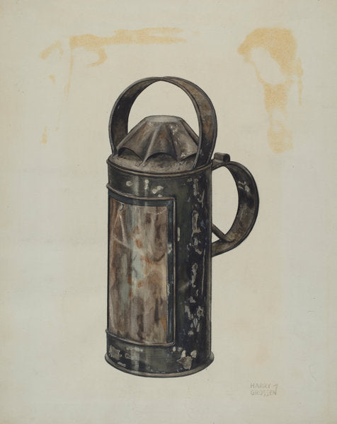 Lantern by Harry Grossen (American, active c. 1935), 16X12"(A3)Poster Print