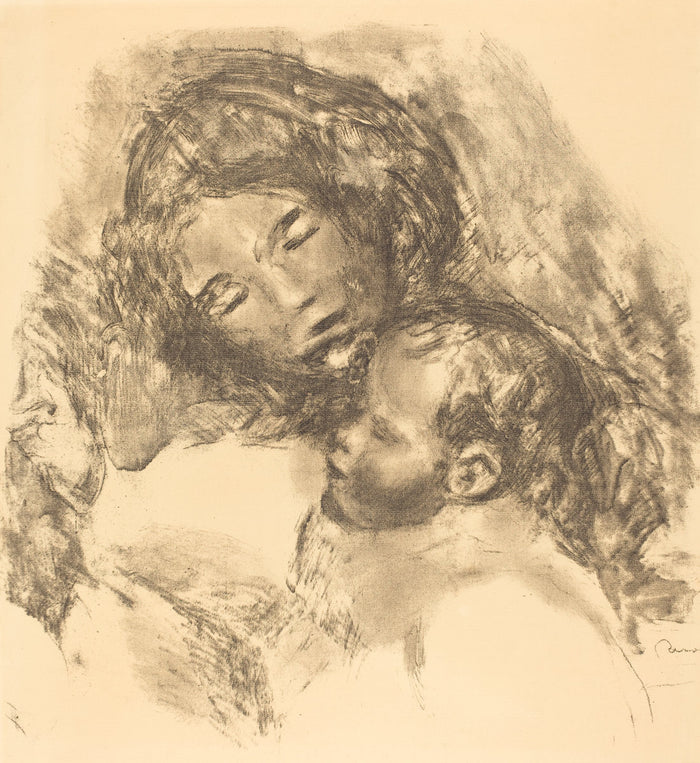Maternity (Maternite) by Auguste Renoir (French, 1841 - 1919), 16X12