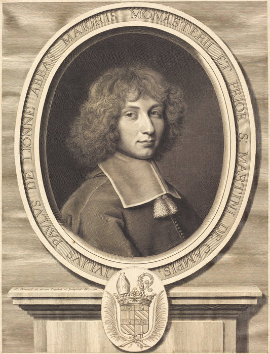 Jules-Paul de Lionne by Robert Nanteuil (French, 1623 - 1678), 16X12"(A3)Poster Print