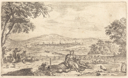 Summer by Conrad Meyer (Swiss, 1618 - 1689), 16X12"(A3)Poster Print
