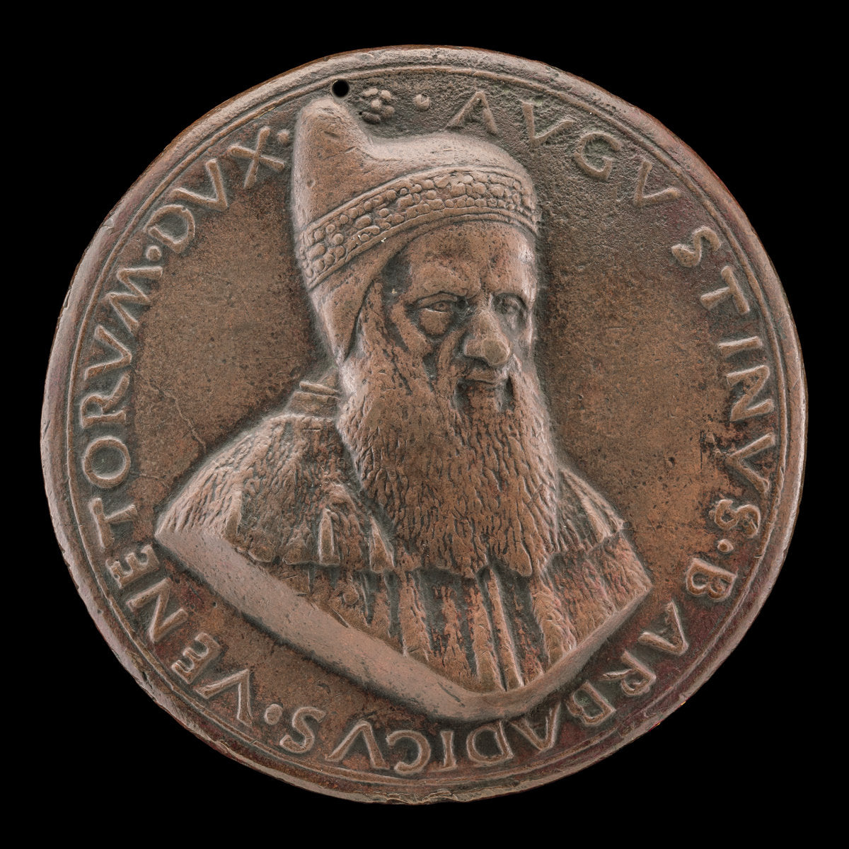 Agostino Barbarigo, c. 1420-1501, Doge of Venice 1486-1501 [obverse] by Sperandio (Italian, c. 1425/1428  - c. 1504), 16X12"(A3)Poster Print