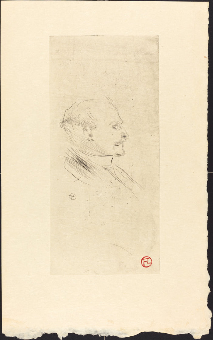 W.H.B. Sands (W.H.B. Sands, editeur à Edimbourg) by Henri de Toulouse-Lautrec (French, 1864 - 1901), 16X12