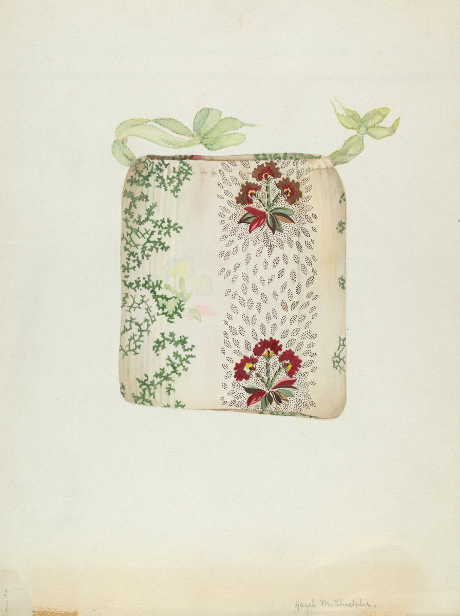 Cotton Bag by Hazel Sheckler (American, active c. 1935), 16X12"(A3)Poster Print